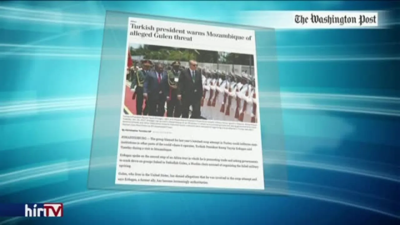 Mozambikban is gülenistákat lát a török elnök