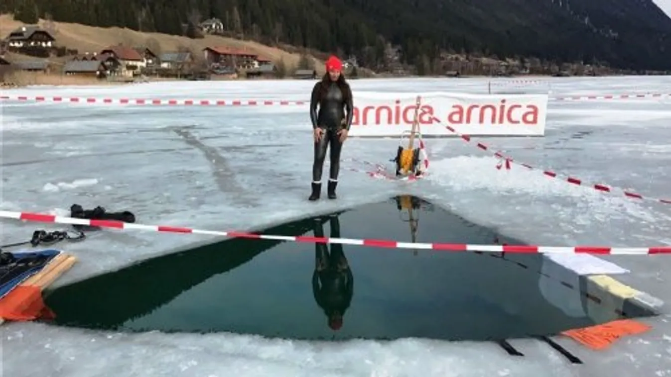 Új jég alatti szabadtüdős rekord született