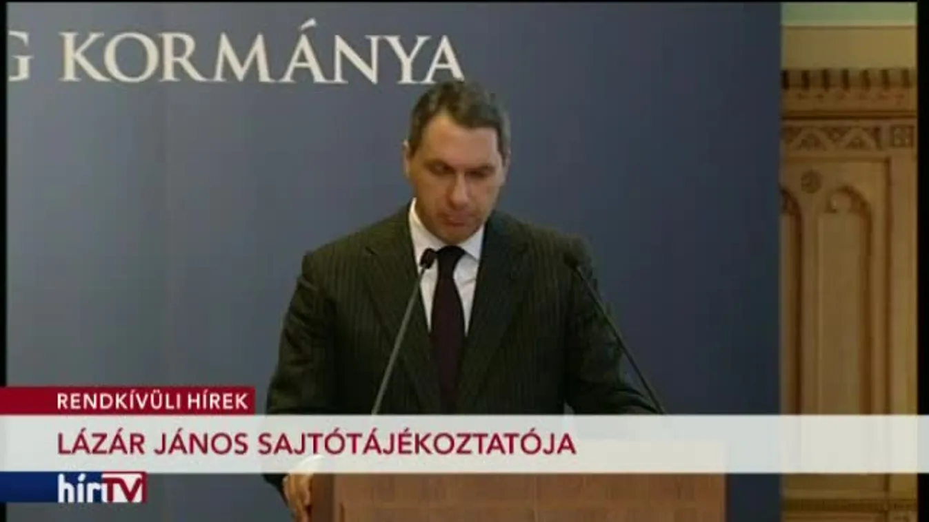 Lázár János sajtótájékoztatója I. rész - 2017.02.16.