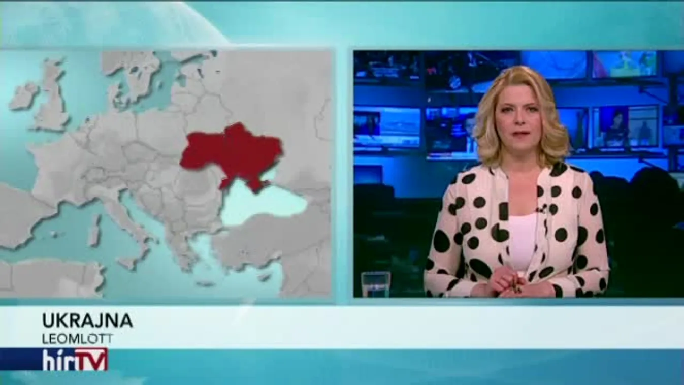 Leomlott egy közúti felüljáró Kijev központjában