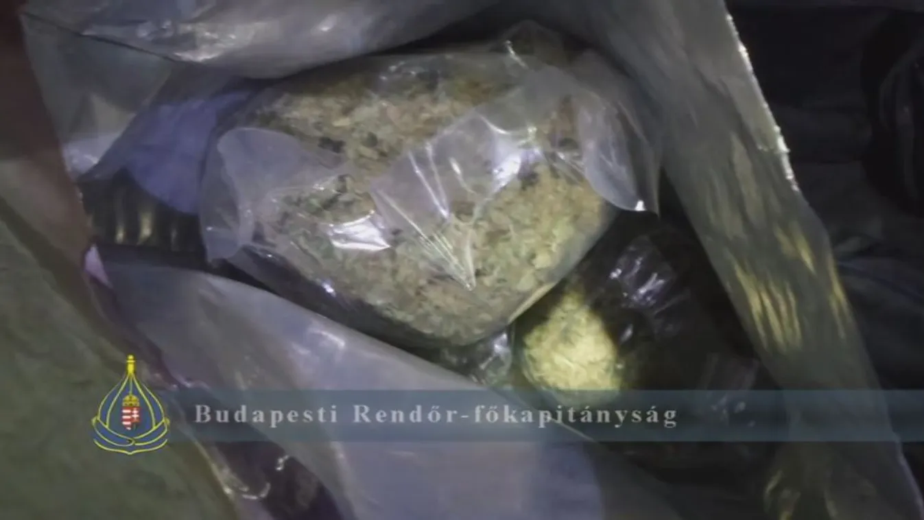 17 kiló drogot találtak egy fővárosi lakásban