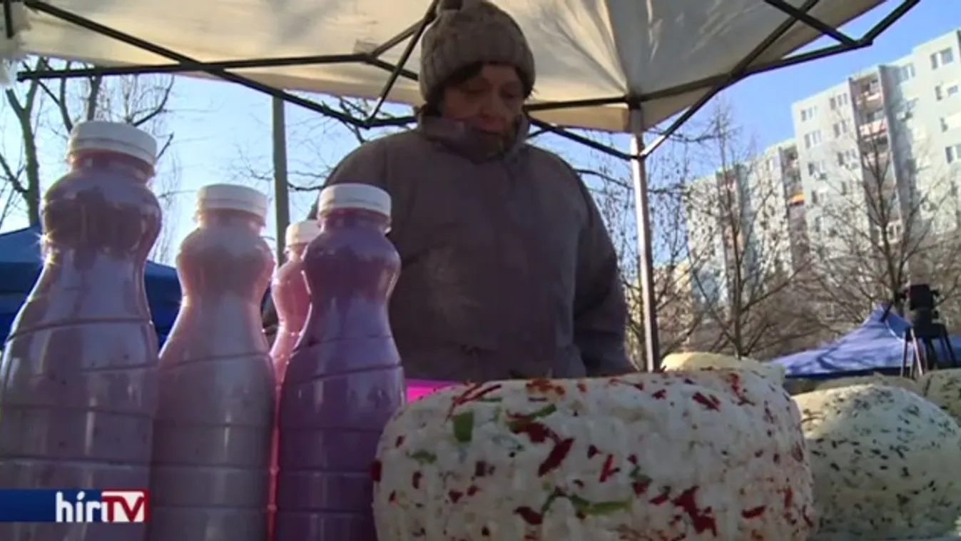 Mínuszban is a piacon