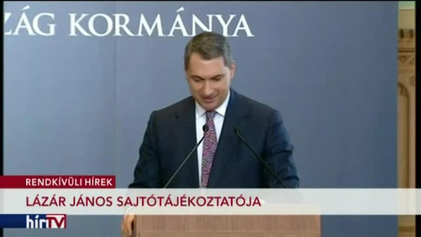Kormányinfó – Lázár János sajtótájékoztatója – 2. rész