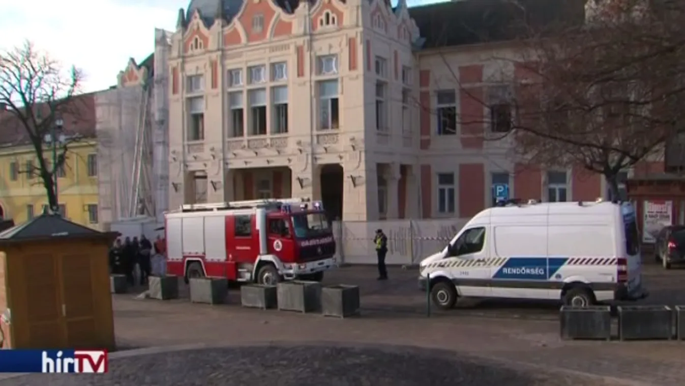 Tűz volt az önkormányzat épületében