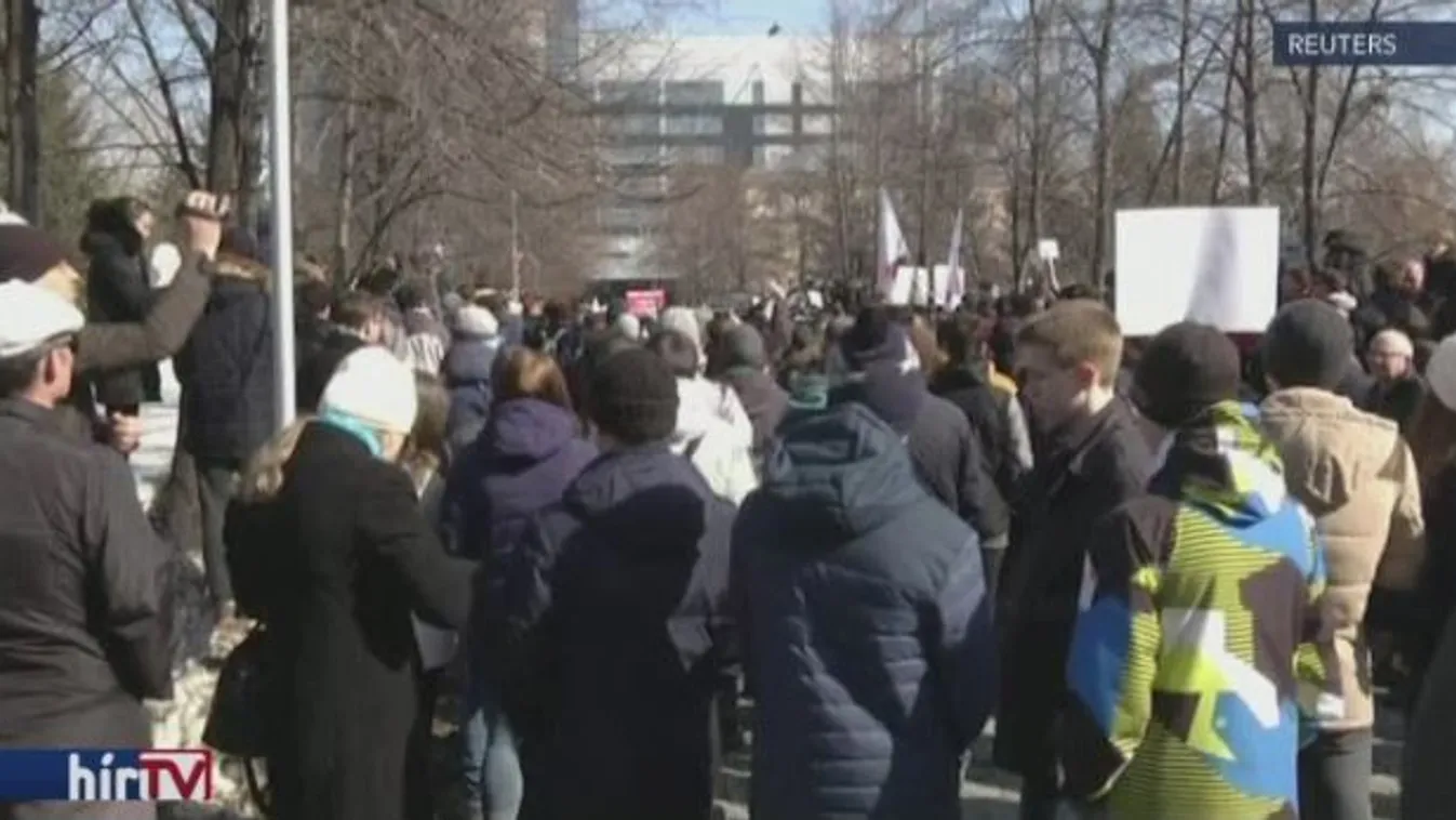 Ezrek tüntettek Oroszország-szerte a korrupció ellen