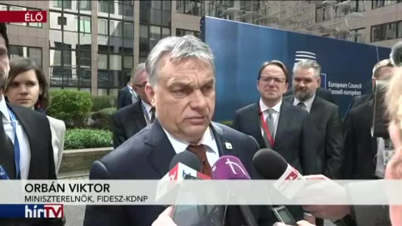 Orbán Viktor brüsszeli sajtótájékoztatója - 04.29.
