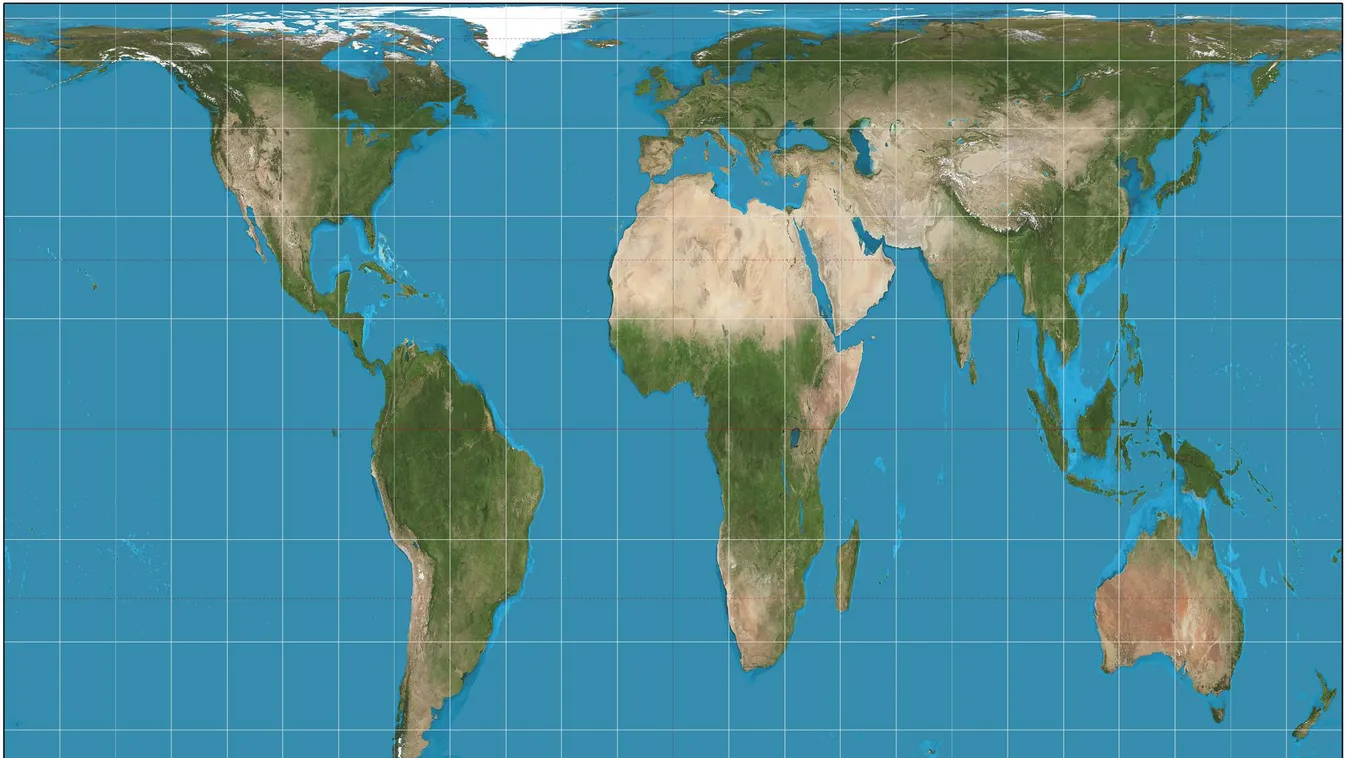 Térképigazítás: veszít az északi félteke