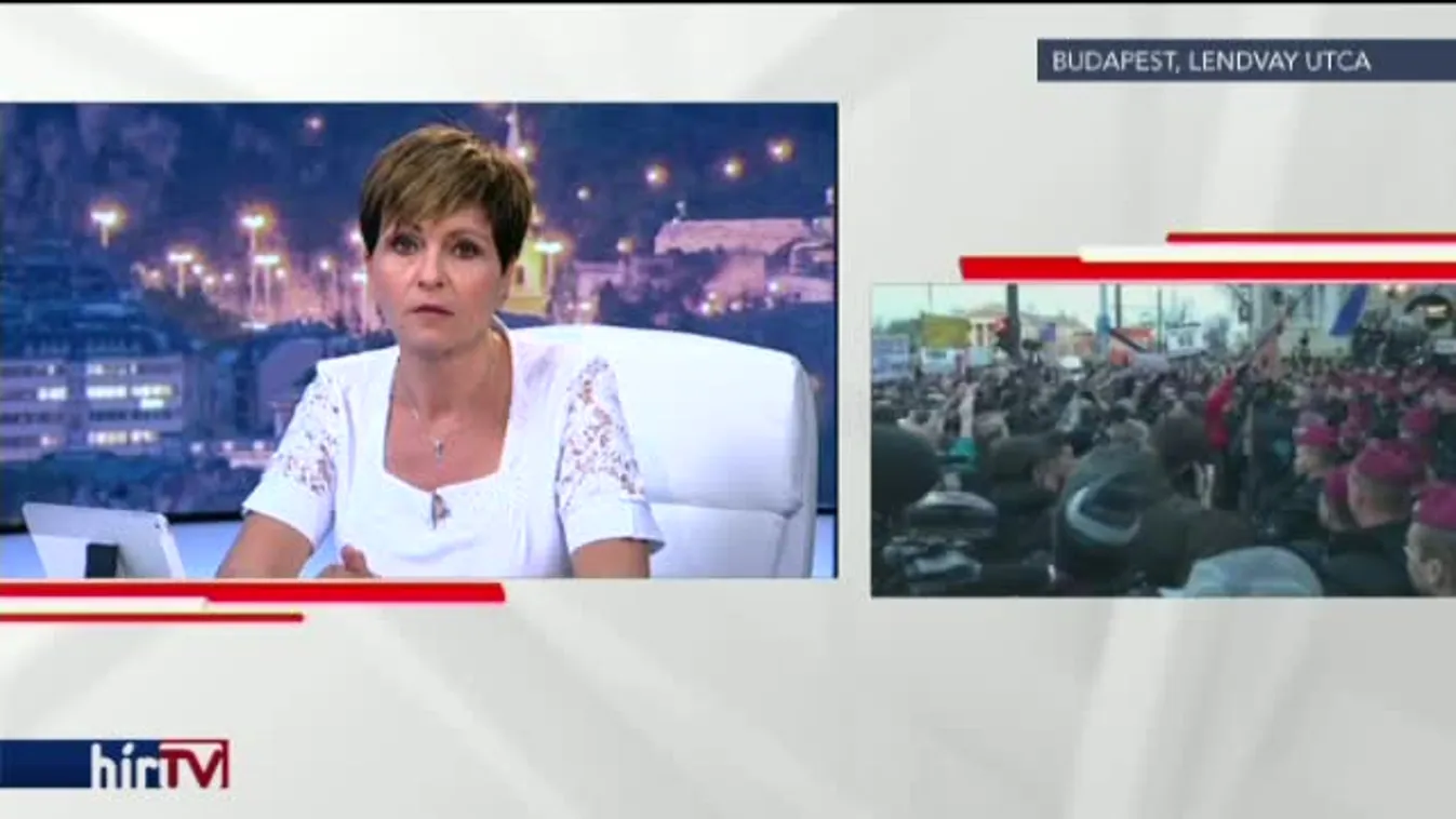 Egyenesen – Demonstráció a Lendvai utcánál