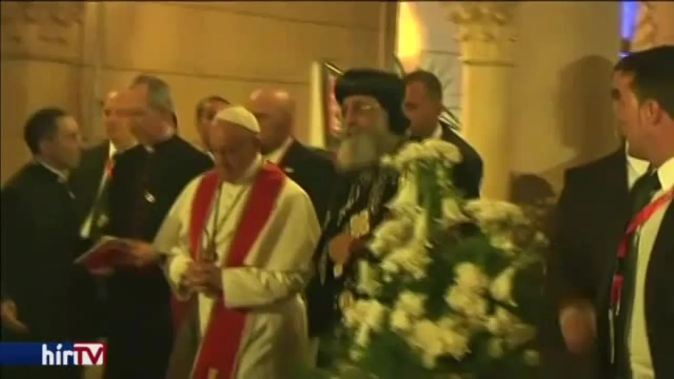 A békéről szónokolt a pápa Kairóban