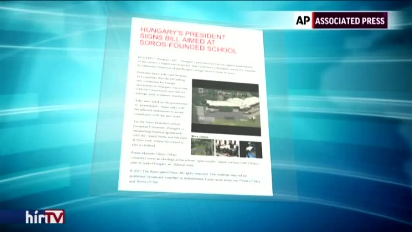 Külföldön is kicsapta a biztosítékot Áder aláírása