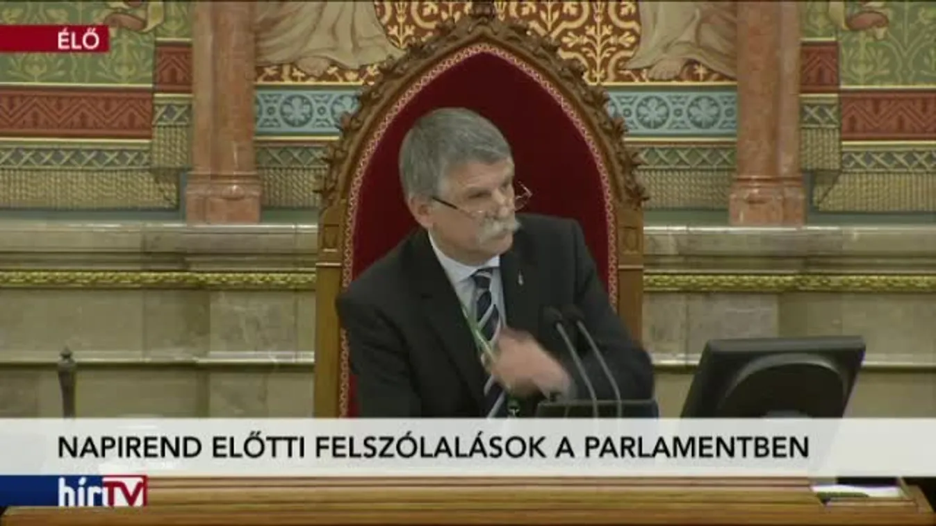 Napirend előtti felszólalások az Országgyűlésben