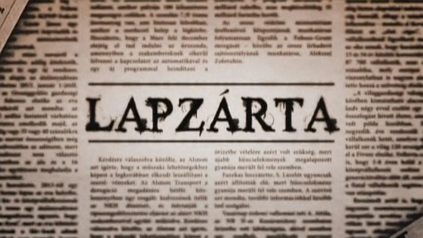 Toporgás – Lapzárta
