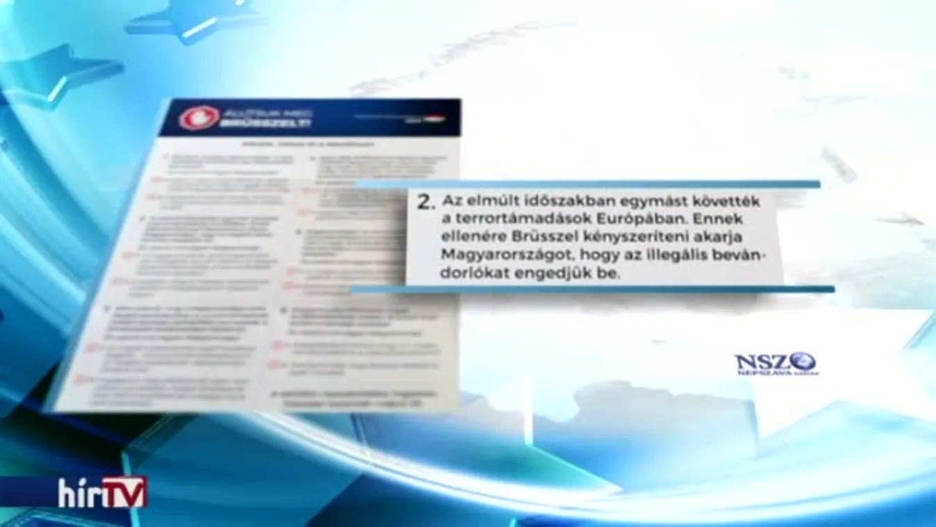 Európai híradó - Kérdőív