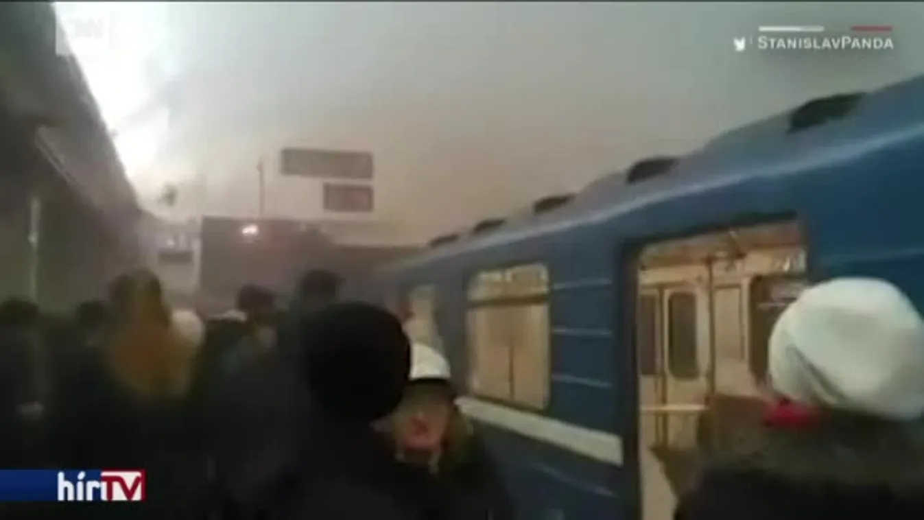 Robbantás a szentpétervári metróban