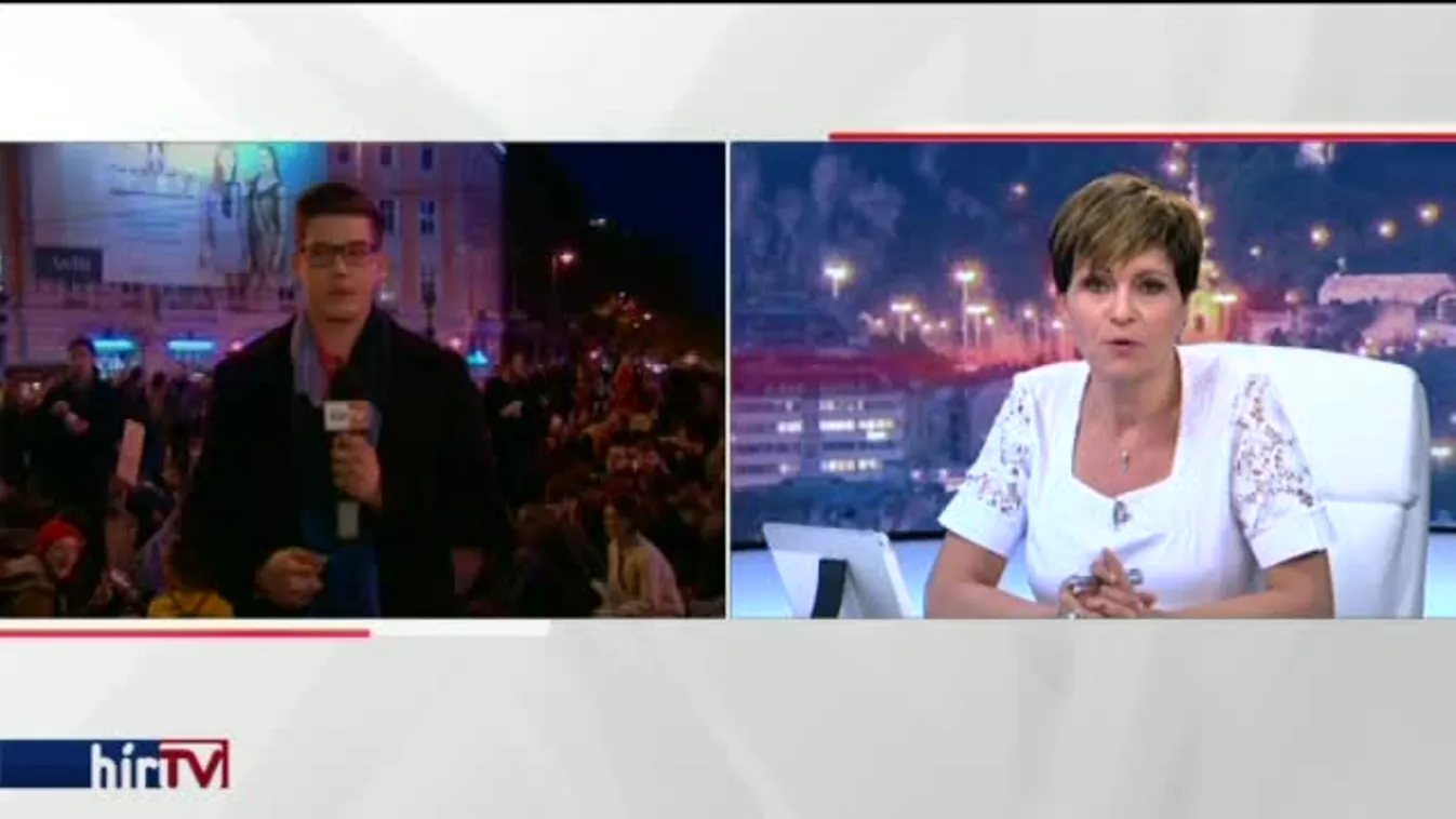 Egyenesen – Tüntetéshullám