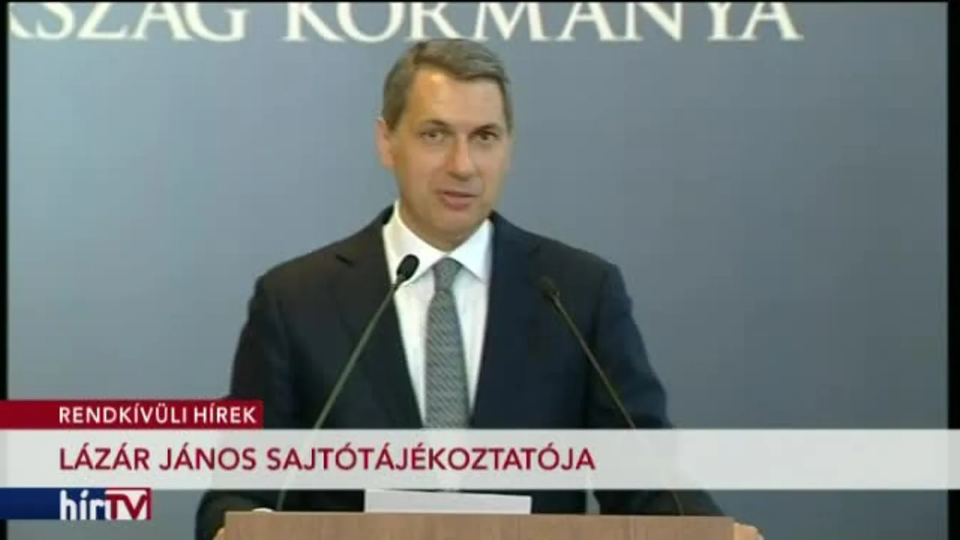Lázár János sajtótájékoztatója 05. 18. második rész