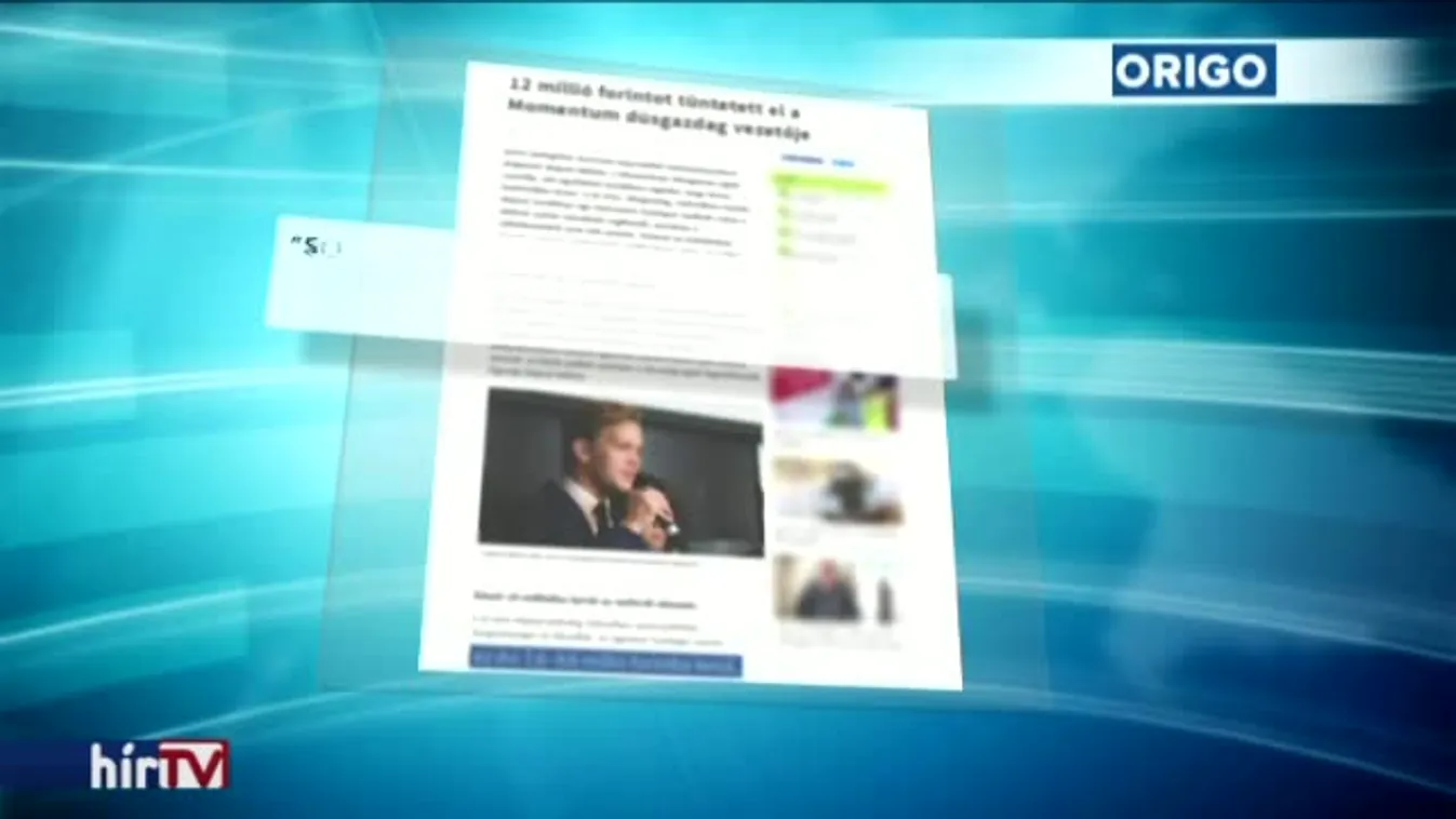 Az Origo feljelentést tesz a Momentum akciója miatt