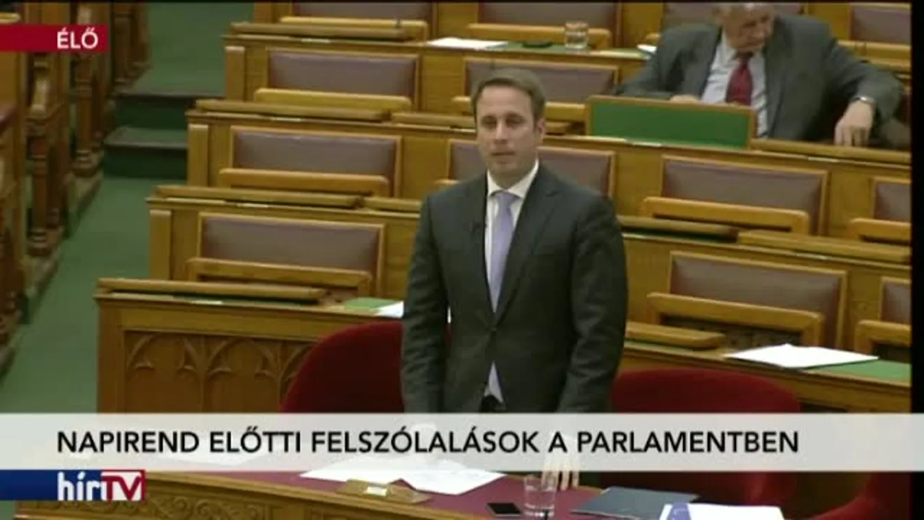 Napirend előtti felszólalások az Országgyűlésben