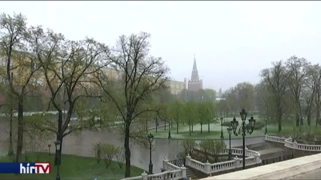 Májusi havazás Moszkvában