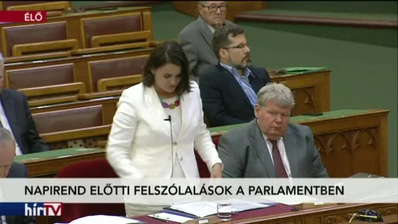 Napirend előtti felszólalások az Országgyűlésben