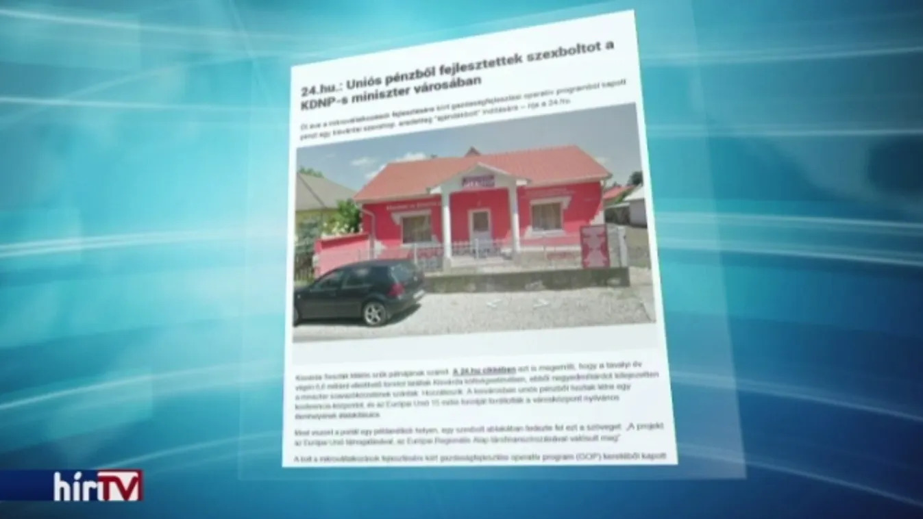 Uniós pénzből szexshop Seszták városában