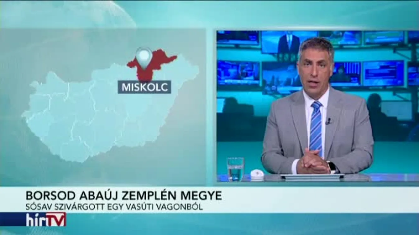 Sósav folyt a pályaudvaron