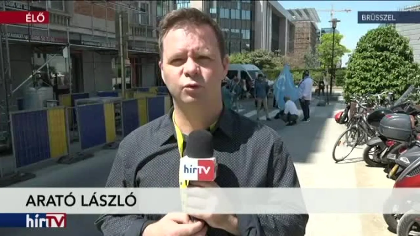 Kína ellen tüntettek Brüsszelben – bejelentkezés 12 órakor