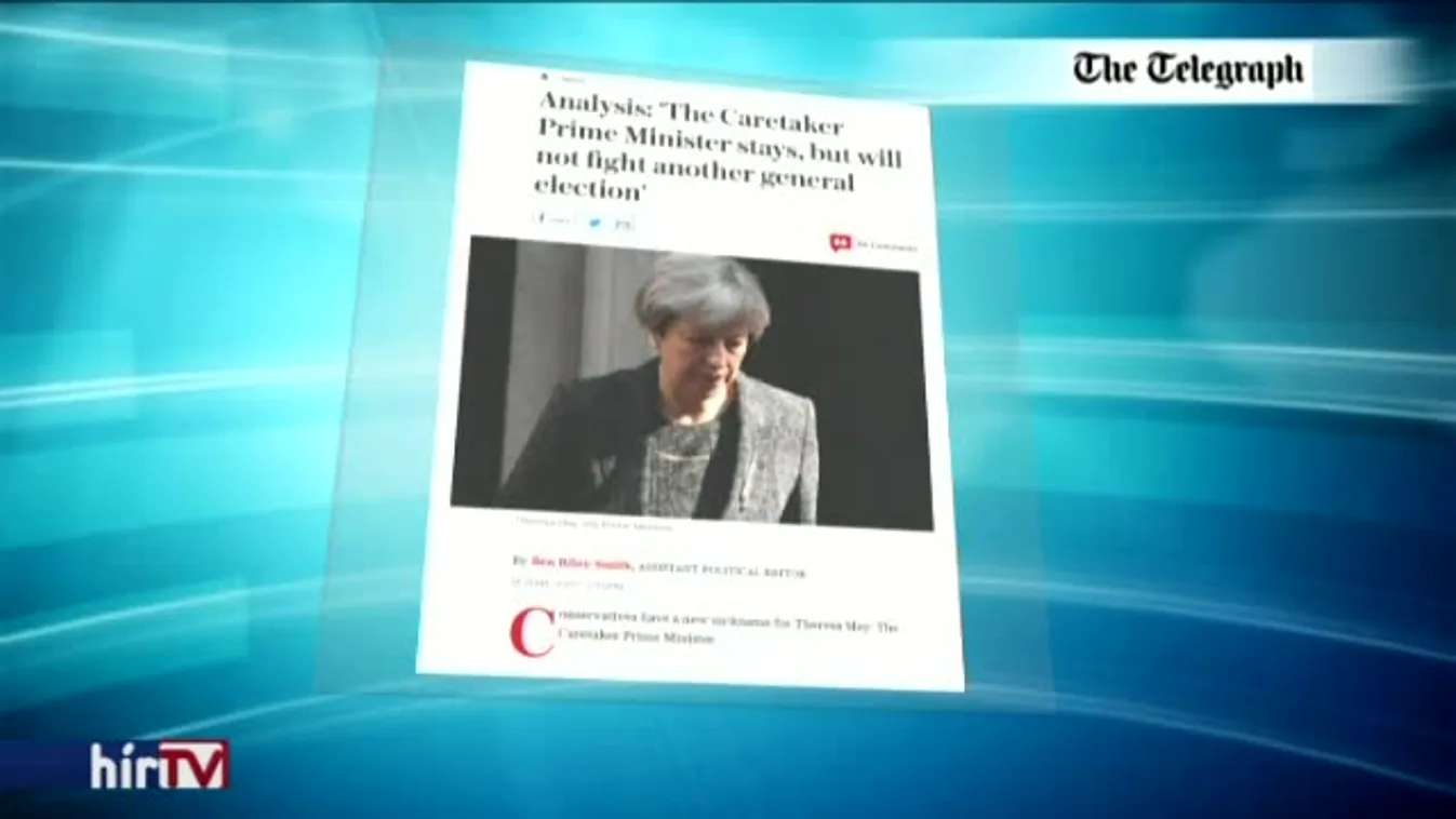 Theresa May, az ügyvivő