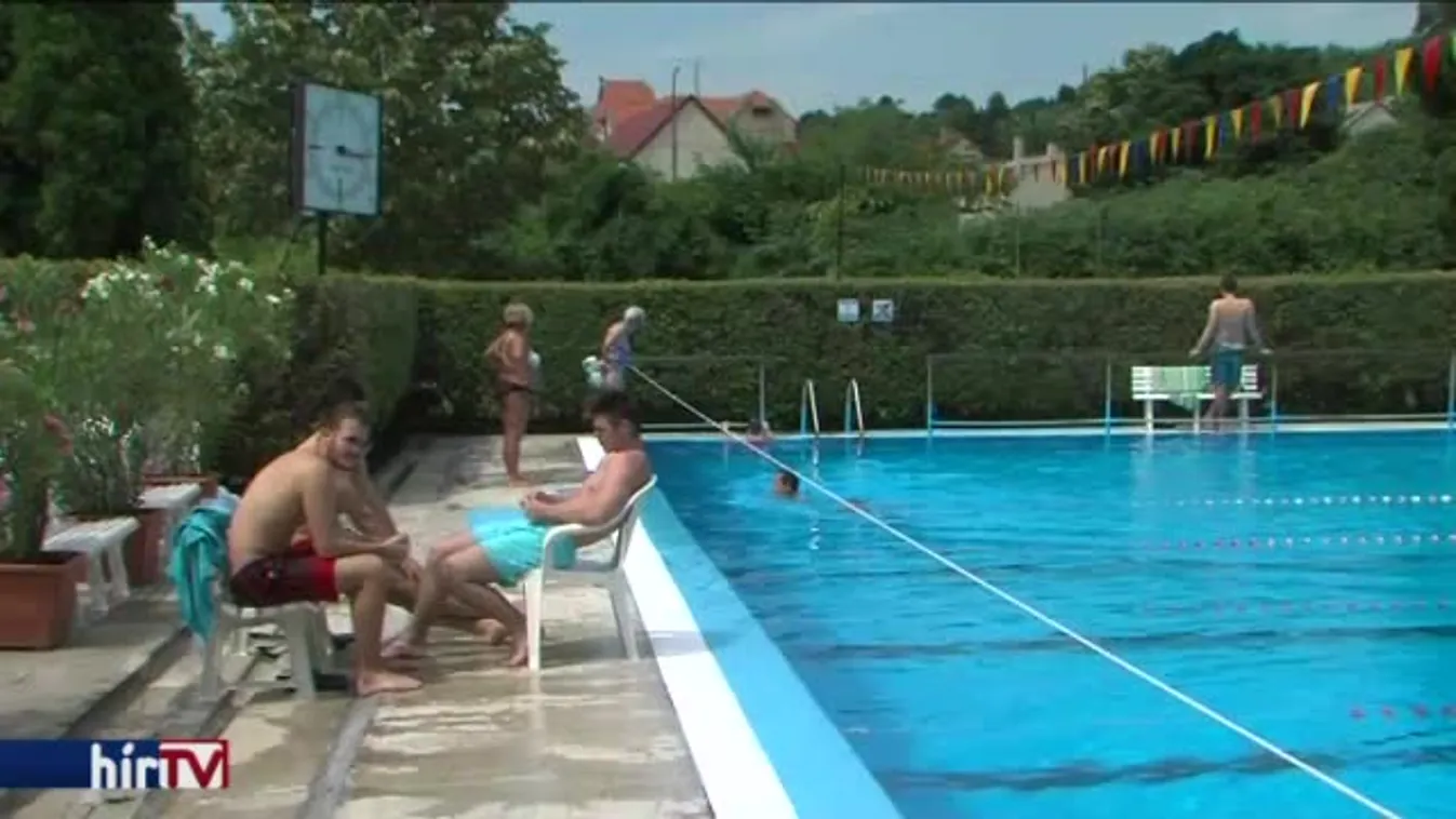 Pécsen felkészültek a hőségre