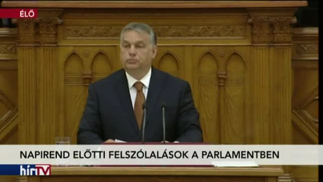Napirend előtti felszólalások – 1. rész