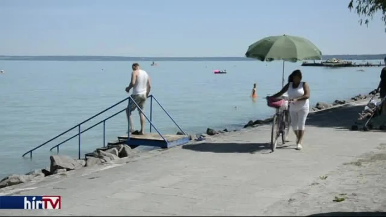 Megteltek a Balaton partjai