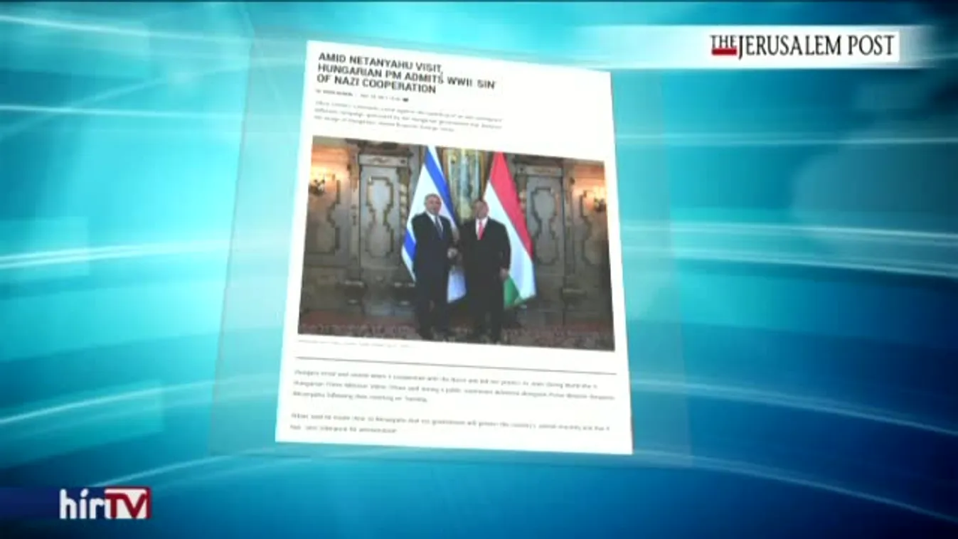 Benjamin Netanjau Budapesten