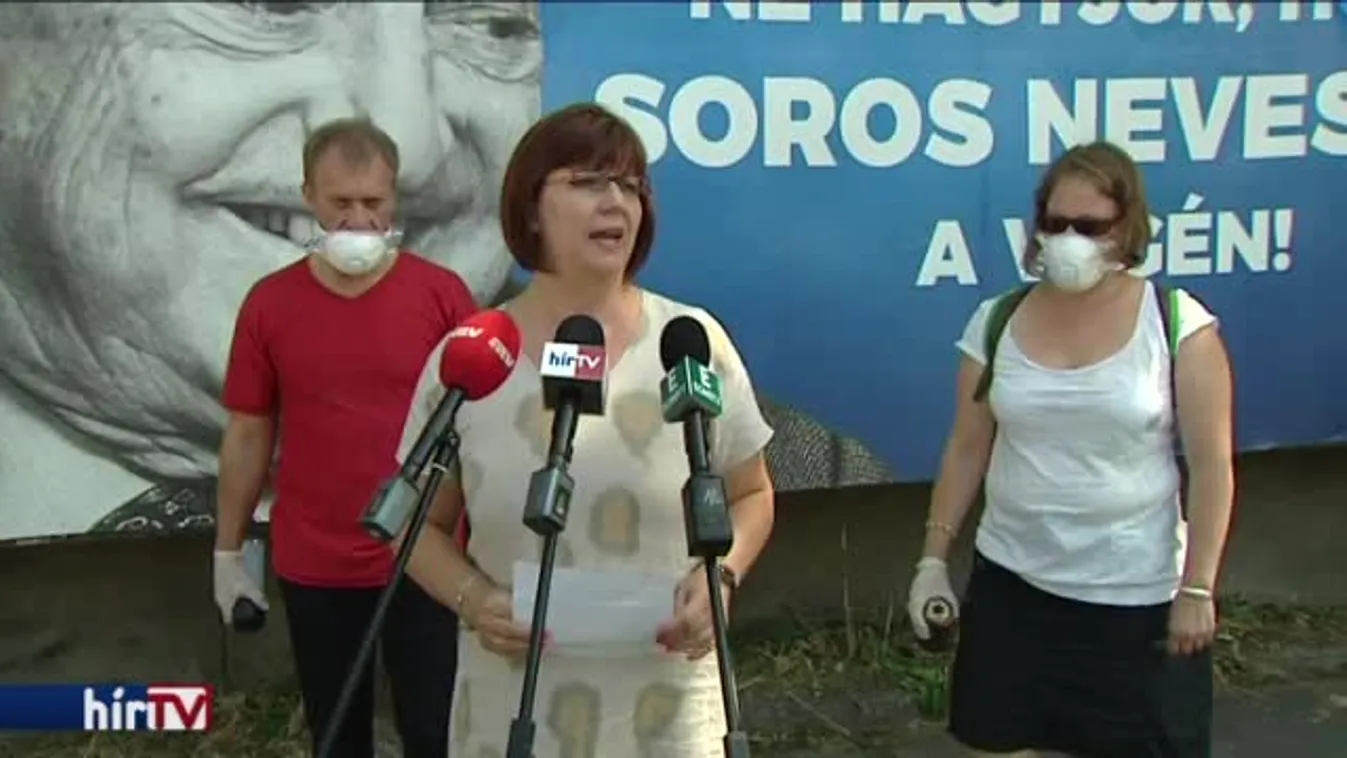 A DK országos akciót hirdet a Soros-plakátok miatt