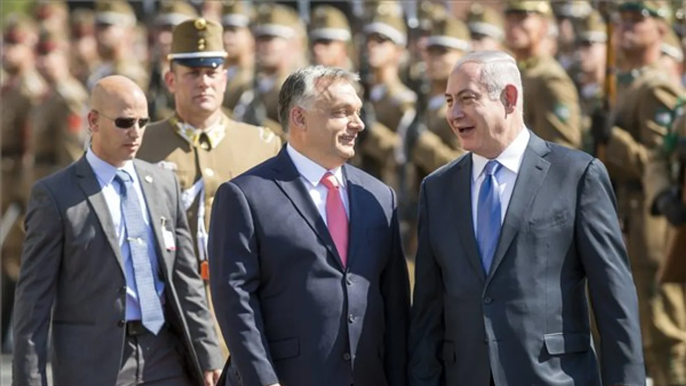 Orbán fogadta Netanjahut
