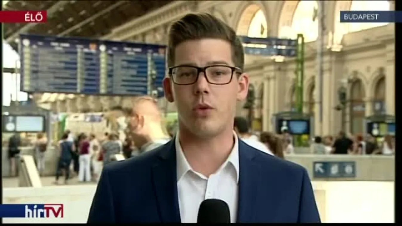 Bombariadó a nemzetközi vonatokon - bejelentkezés a Keletiből