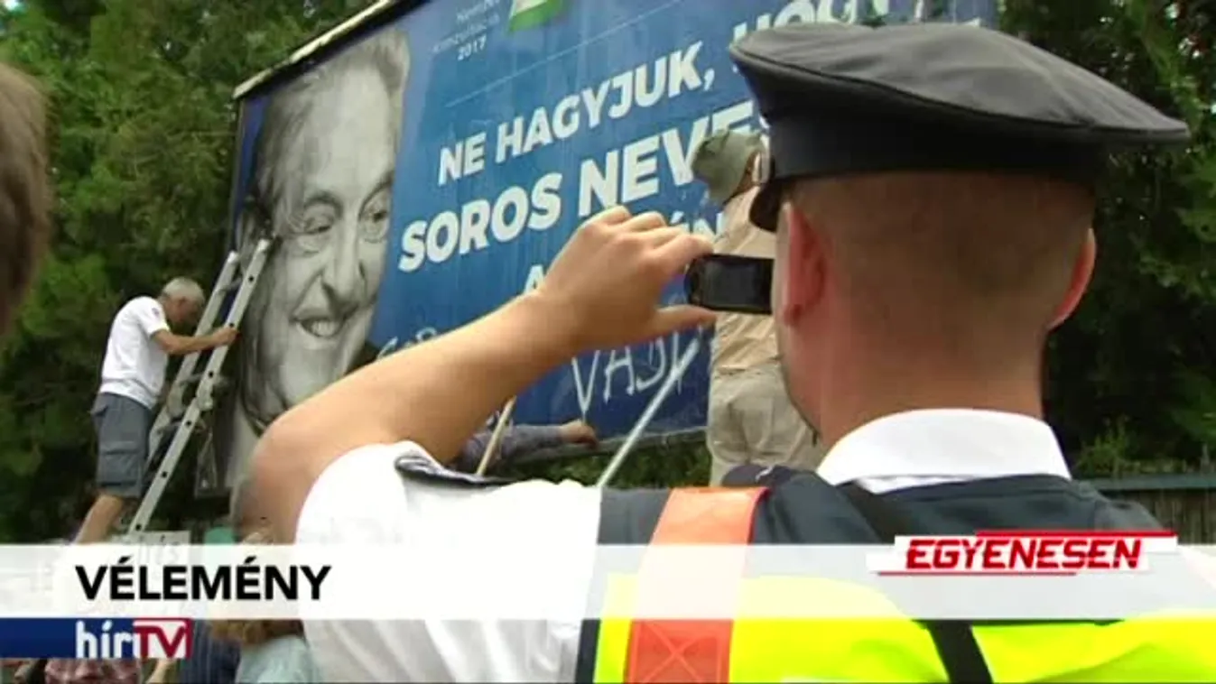 Egyenesen – Plakáthajrá