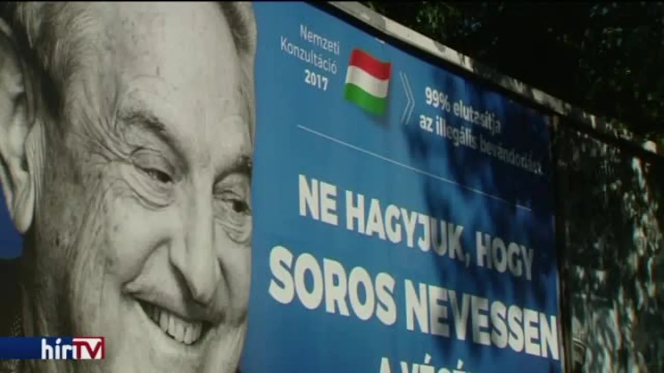 Betelt a pohár a Soros-ellenes plakátkampányok miatt