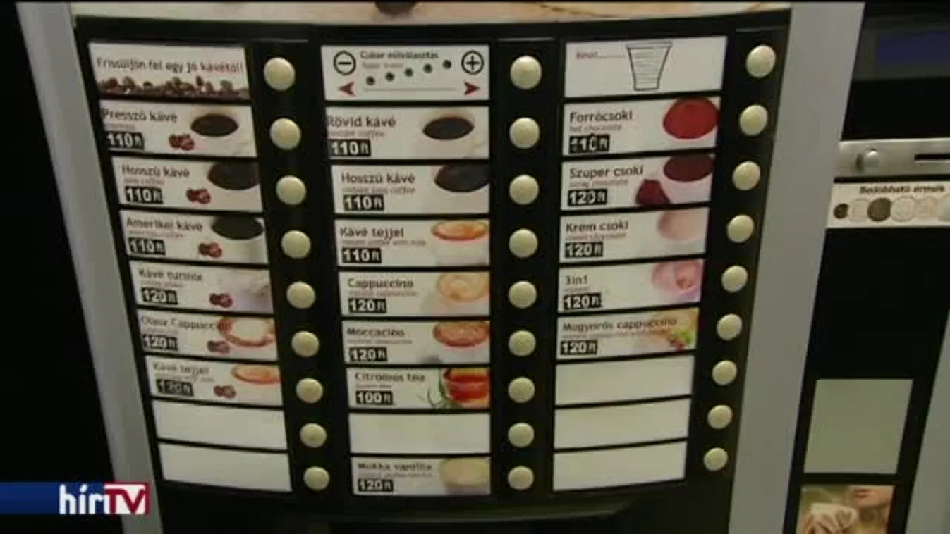 Megsarcolják az ételautomatákat
