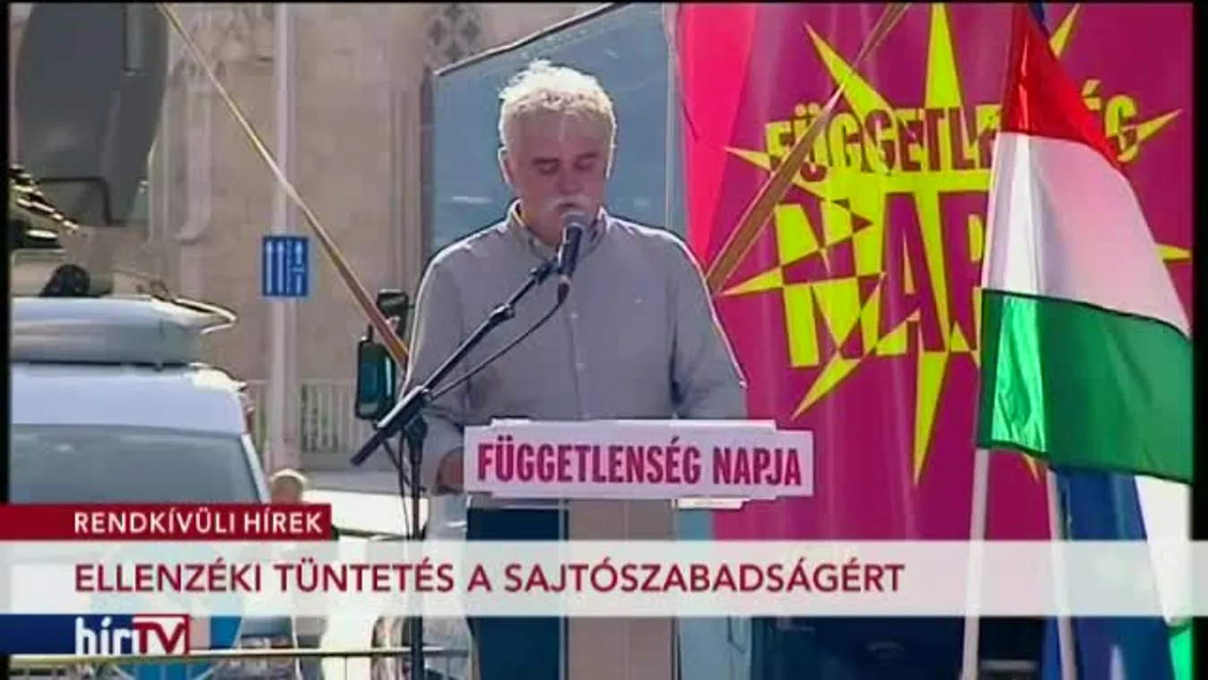 Tüntetés augusztus 20-án