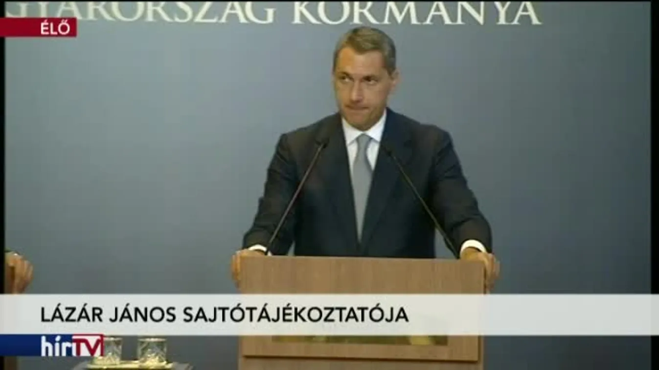 Lázár János sajtótájékoztatója – II. rész