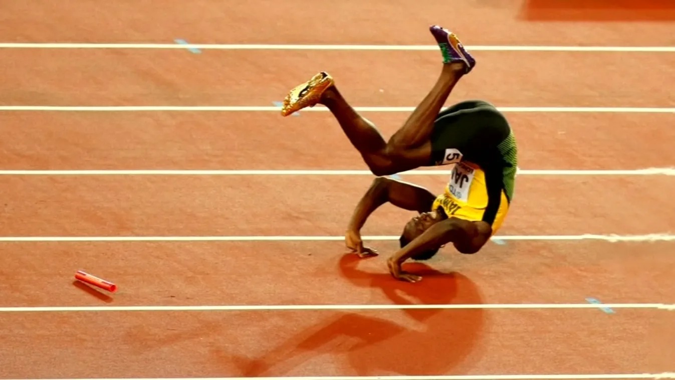 Összeesett Usain Bolt az utolsó futásán