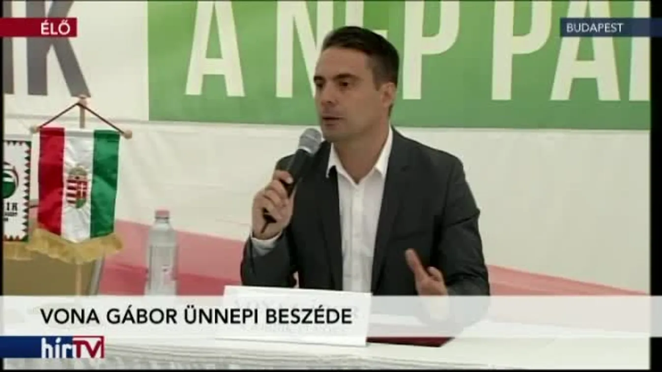 Vona Gábor ünnepi beszéde