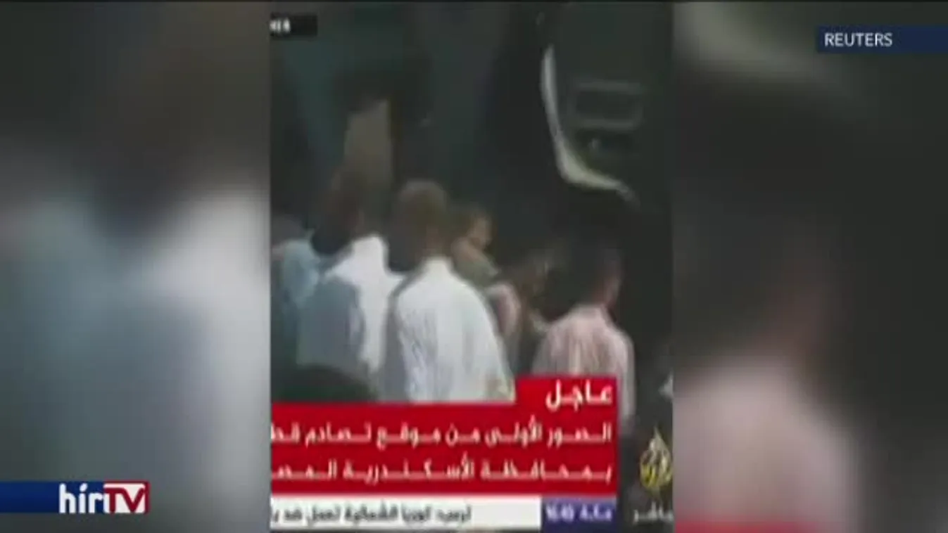 Súlyos vonatbaleset Egyiptomban