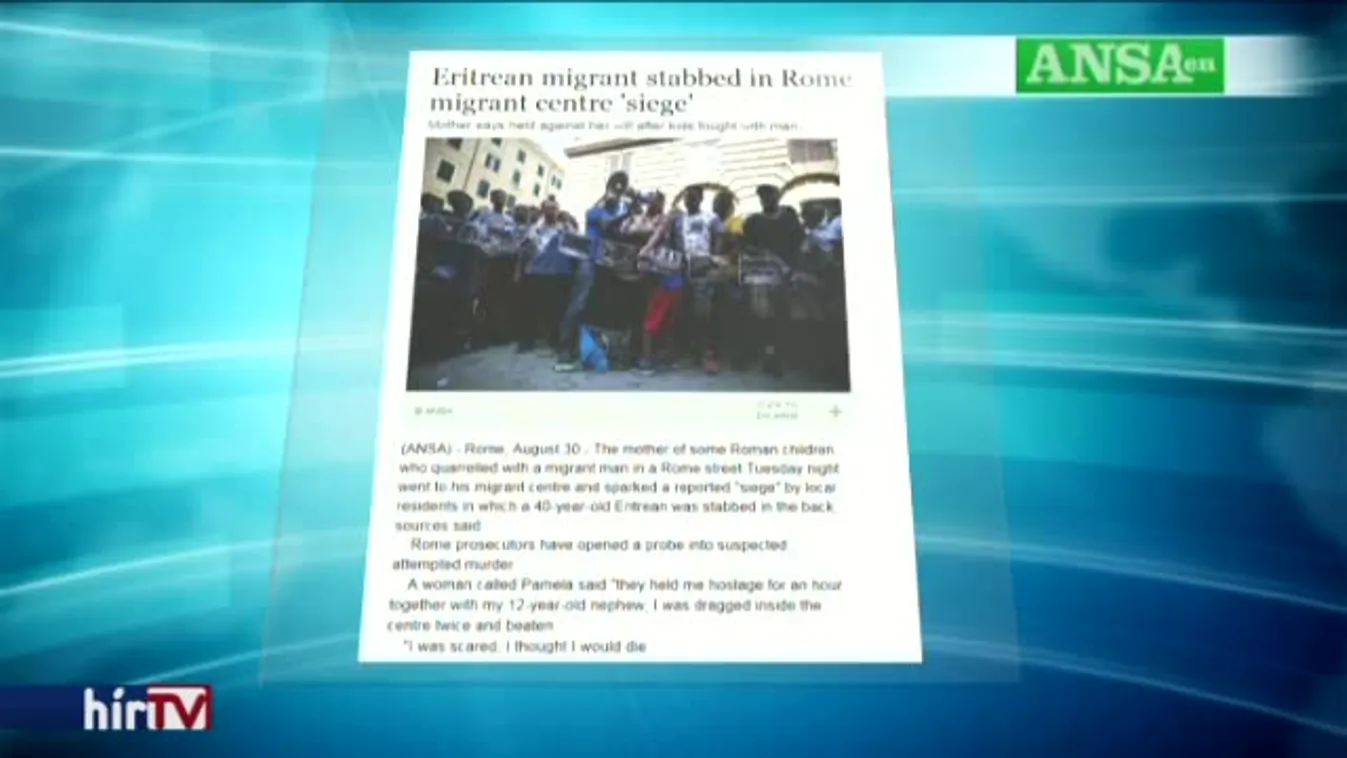 Migránsok és olaszok csaptak össze Rómában