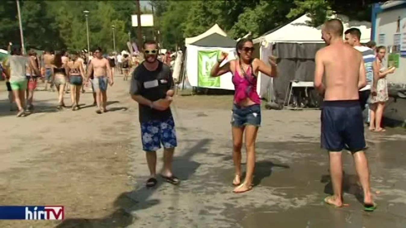 Sziget: Kánikulában is buliznak a fesztiválozók