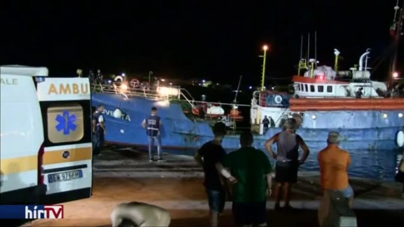 Feltartóztattak egy civil mentőhajót a hatóságok – Lampedusa, Olaszország