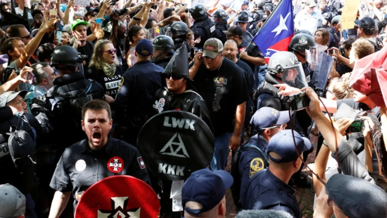 Harcba torkollt a szélsőjobboldali tüntetés