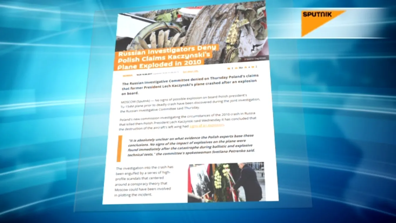 Robbanás jegyeit viseli az elnöki gép?