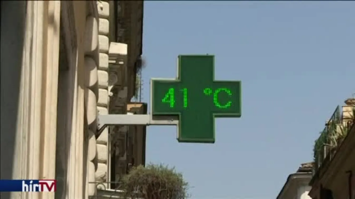 Vasárnapig tart az európai hőhullám