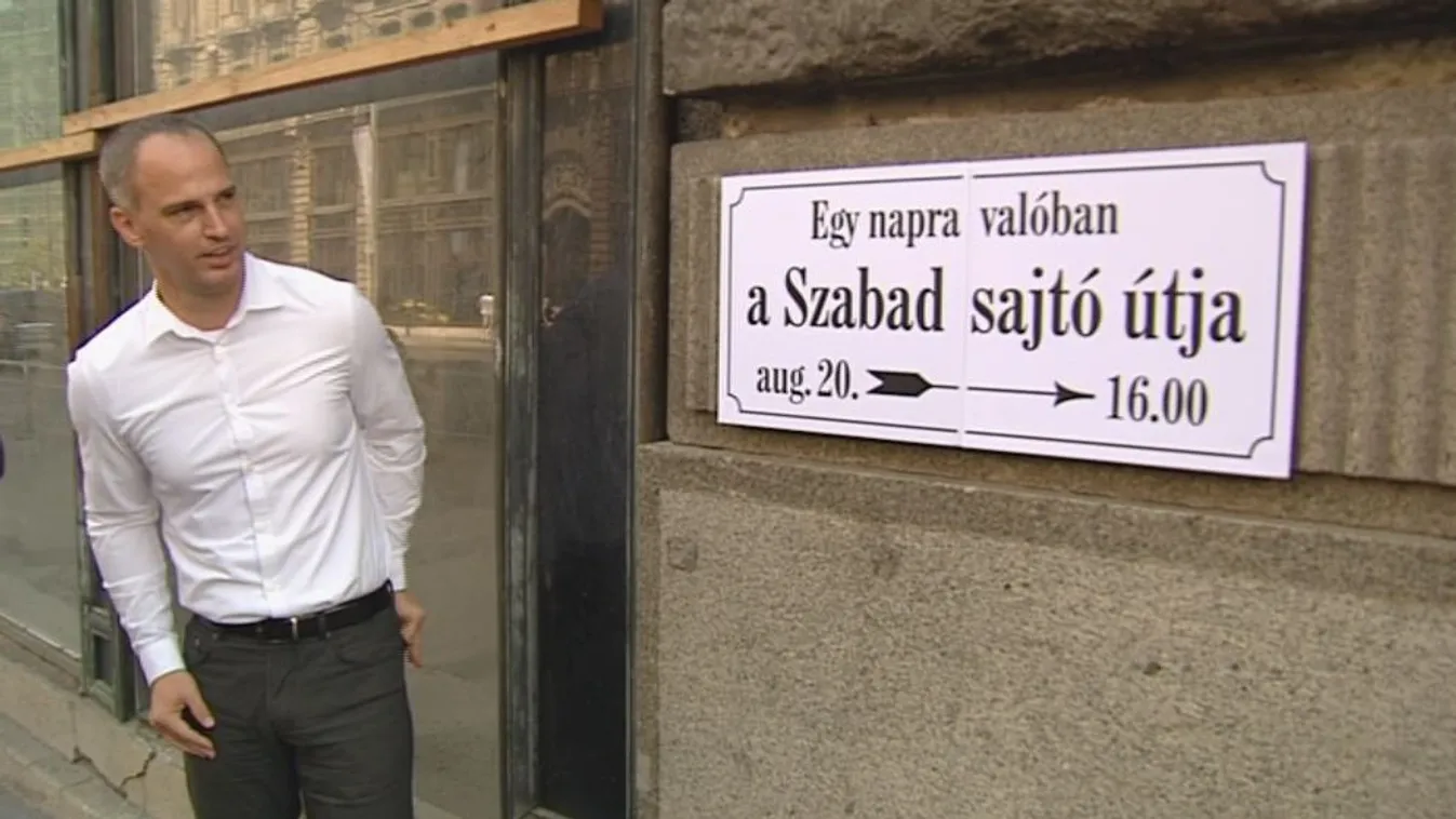 A szabad sajtóért tüntetnek délután